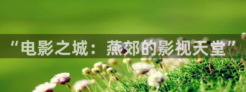 五五理论电影：“电影之城：燕郊的影视天堂”
